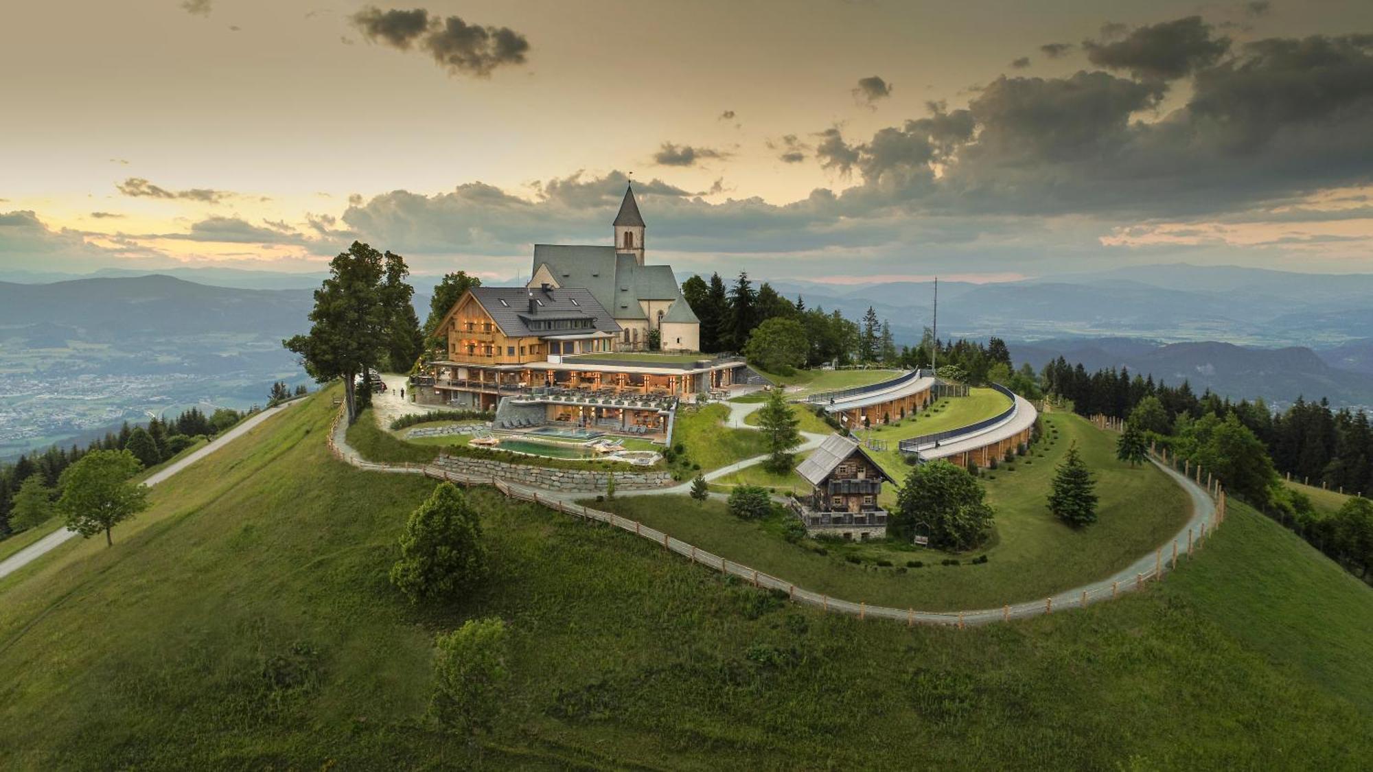 ホテル Gipfelhaus Magdalensberg サンクト フェイト アン デル グラン エクステリア 写真