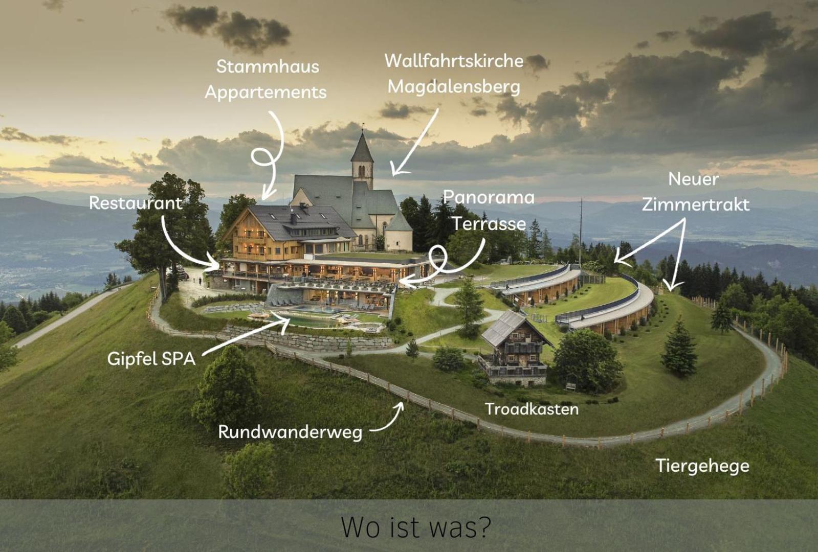 ホテル Gipfelhaus Magdalensberg サンクト フェイト アン デル グラン エクステリア 写真